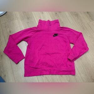 Nike Pink Funnel Neck Sweatshirt girls size XL